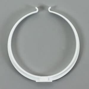 20KR10-150 buis, rond 100 mm, montage beugel wit