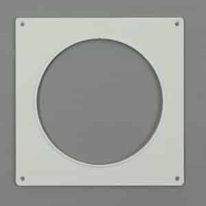 20KR10-170 buis, rond 100 mm, afwerkplaat wit