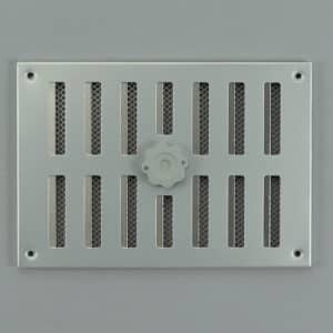 3-2115 Schuifrooster, aluminium met vliegengaas