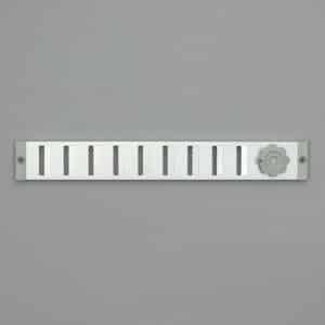 3-3704 Schuifrooster, aluminium, 40 mm. hoog