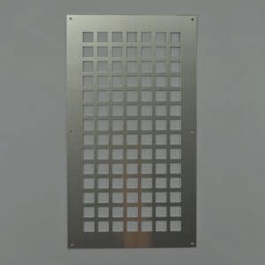 7-2545A Ventilatieplaat, aluminium mill-finish