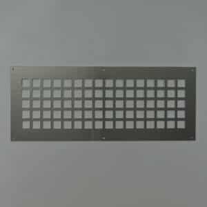 7-5020A Ventilatieplaat, aluminium mill-finish
