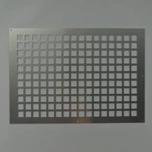 7-5035A Ventilatieplaat, aluminium mill-finish