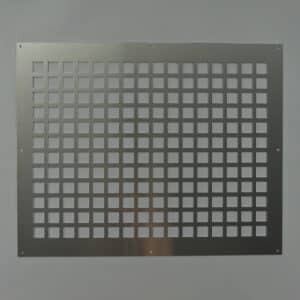 7-5040A Ventilatieplaat, aluminium mill-finish