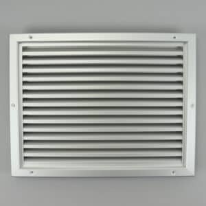 G31A-4030 Deurrooster, aluminium, afsluitbaar geanodiseerd / wit, RAL 9010