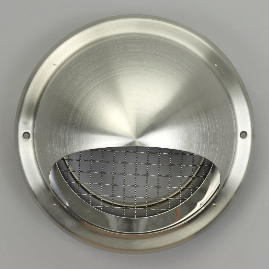 13-5516 Bolrooster, hoge doorlaat, rond, buis 160 mm RVS 304