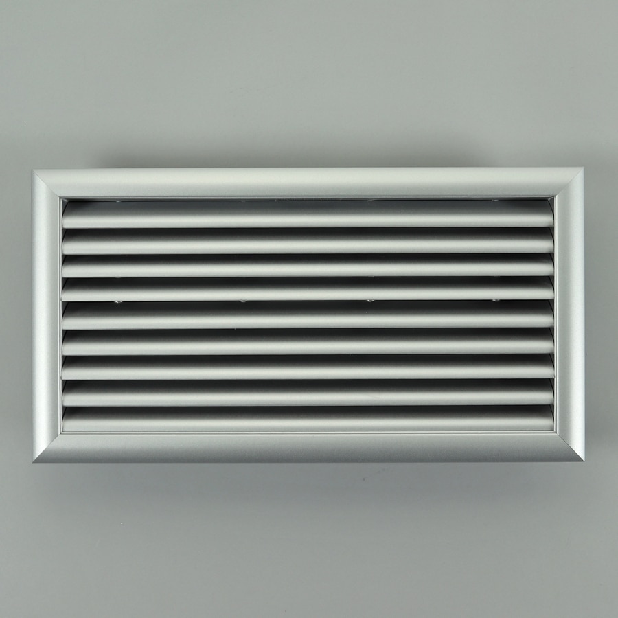 G8GZ-4020 Lamellenrooster, brandwerend, V-lamel licht aluminium, RAL 9022